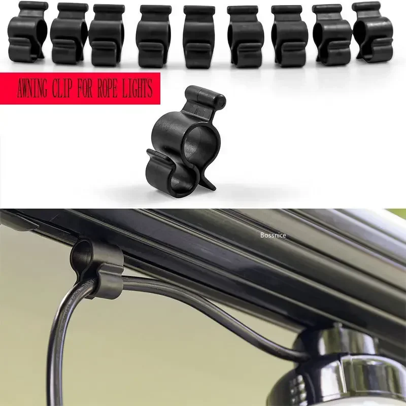 Outdoor Camping Lights String - 10-20Pcs Camping Awning Hook Clips Caravan