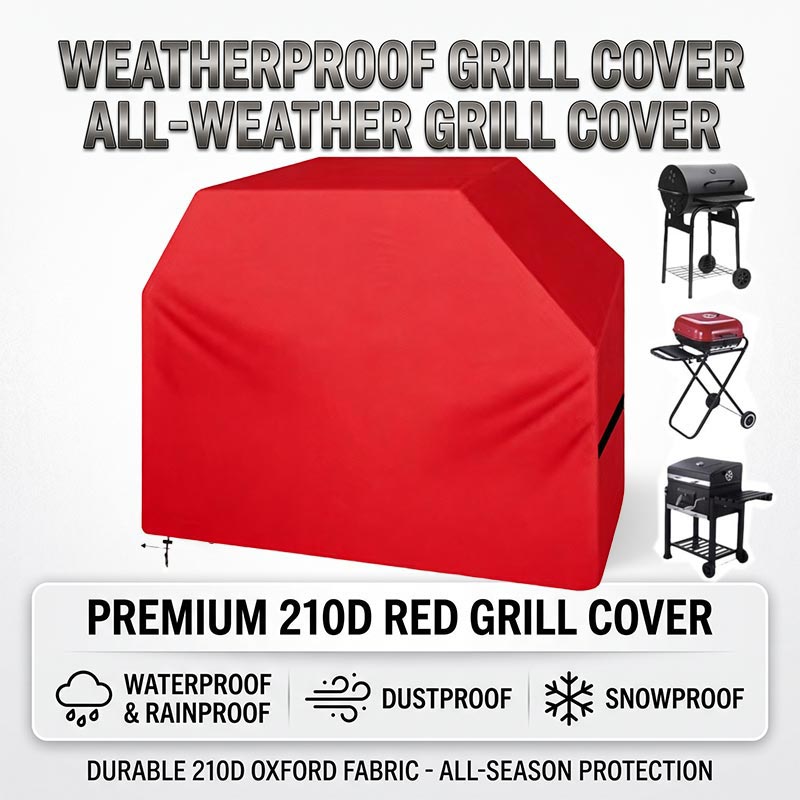 Outdoor Camping Stove - 210D BBQ Cover Dustproof Waterproof Thickened