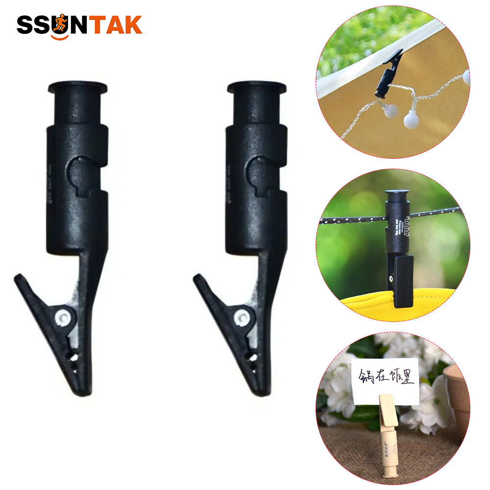 Outdoor Camping Lights String - SSUNTAK Windproof Clothes Pegs Outdoor Tent