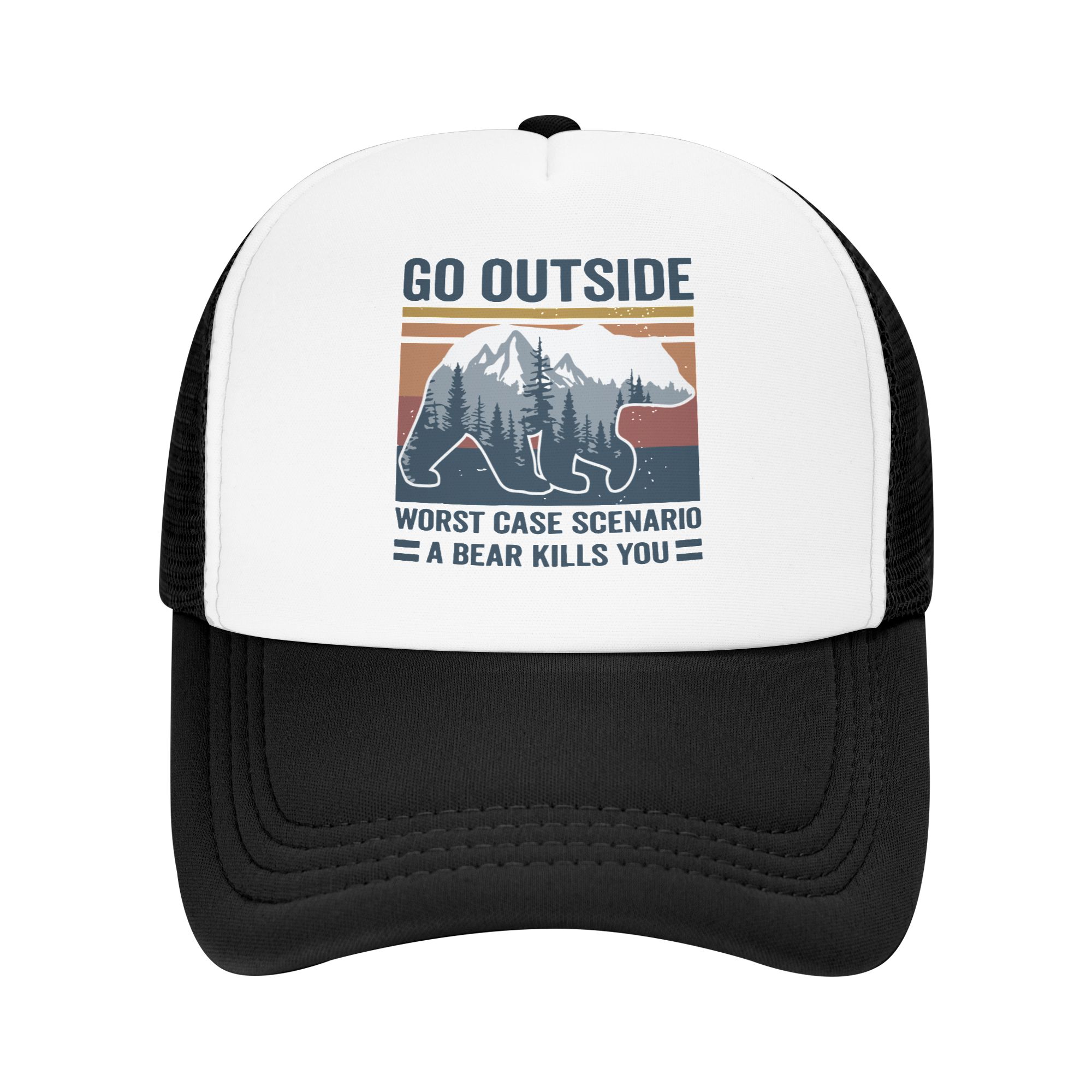 Outdoor Camping Hat - Go Outside Worst Case Scenario A