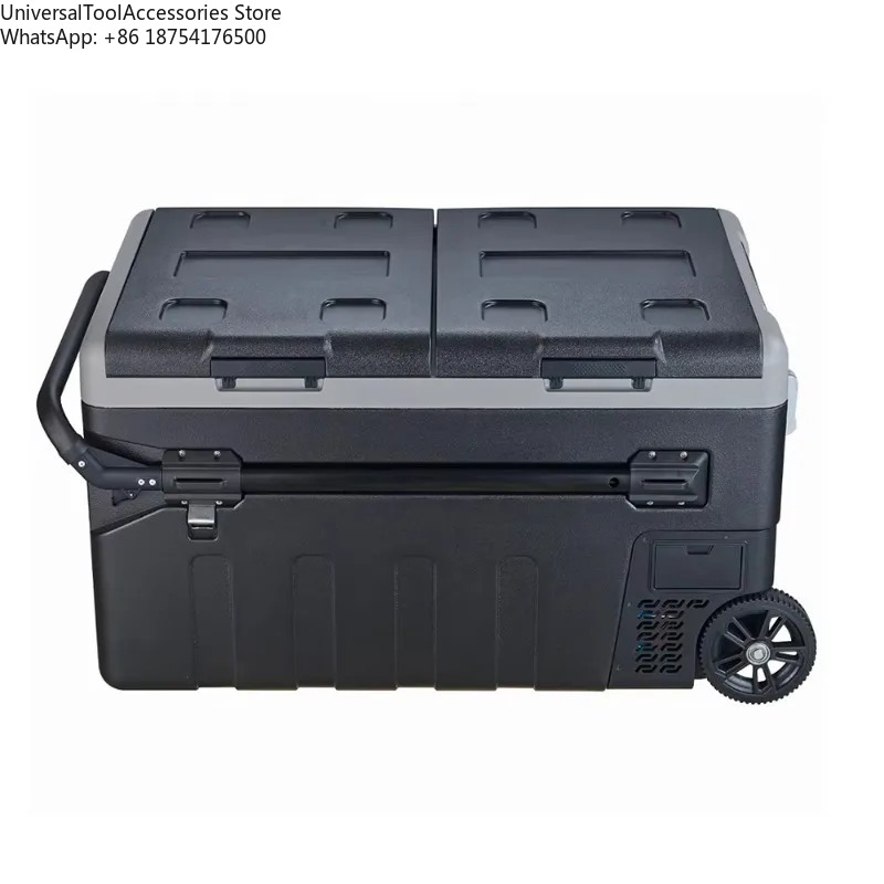 Outdoor Camping Fridge - 75/95L Overlanding Solar Mini Refrigerators Compressor