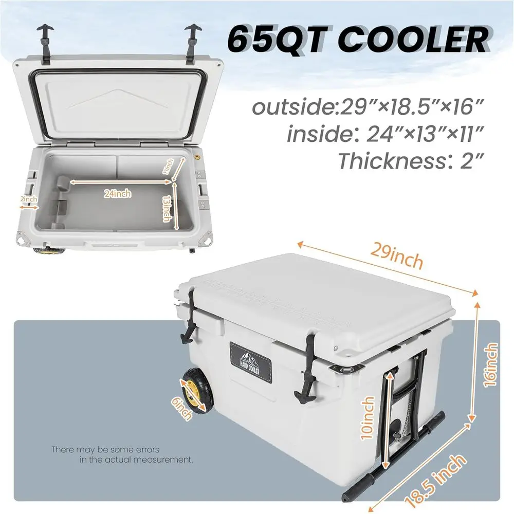 65-Quart White Heavy-Duty Insu - đánh giá và giá Outdoor Camping Jobs
