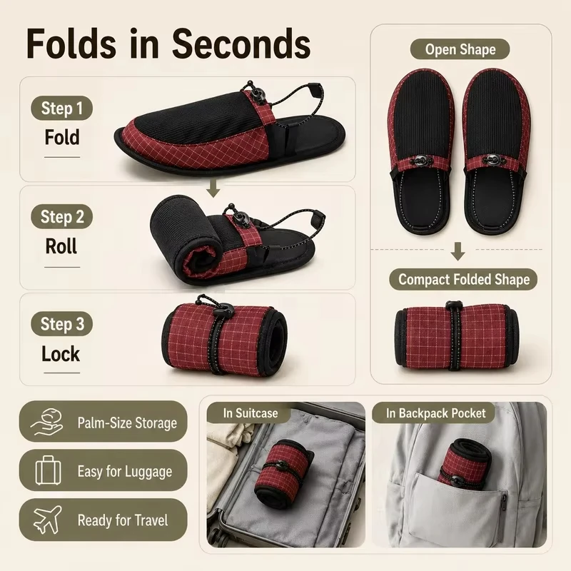 Ultra Light Foldable Outdoor C - đánh giá và giá Outdoor Camping Slippers