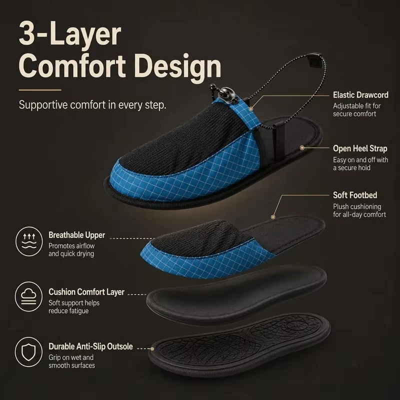 Ultra Light Foldable Outdoor C - đánh giá và giá Outdoor Camping Slippers