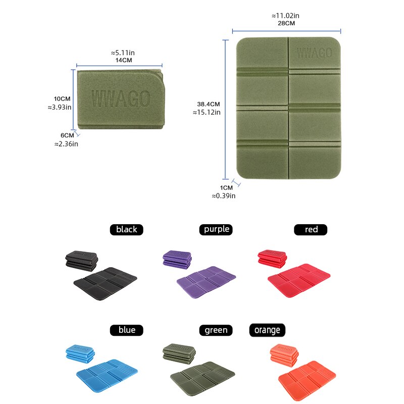 1-5pcs Foam XPE Folding Cushio - đánh giá và giá Outdoor Camping Rug