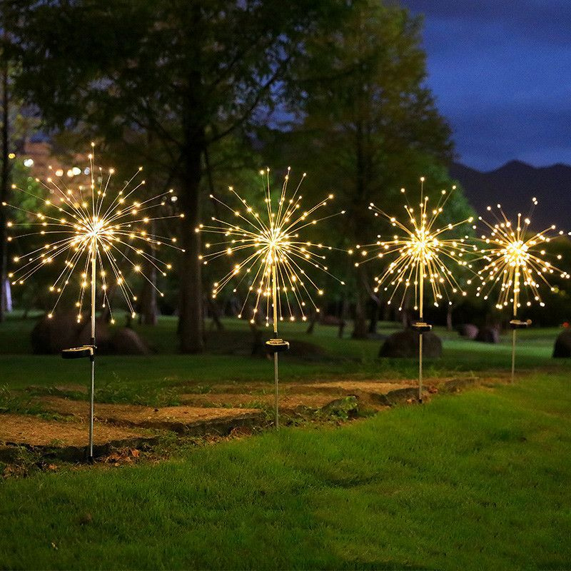 Solar Firework Lights Outdoor  - đánh giá và giá Outdoor Camping Lights String