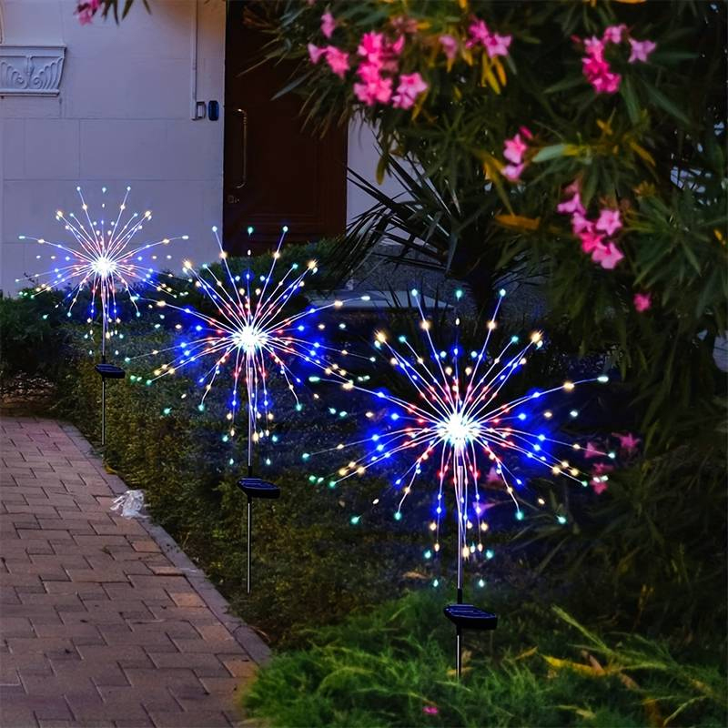 Solar Firework Lights Outdoor  - đánh giá và giá Outdoor Camping Lights String