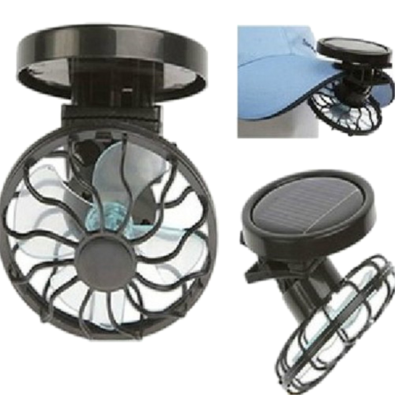 Portable Mini Solar Clip Fan S - đánh giá và giá Outdoor Camping Hat
