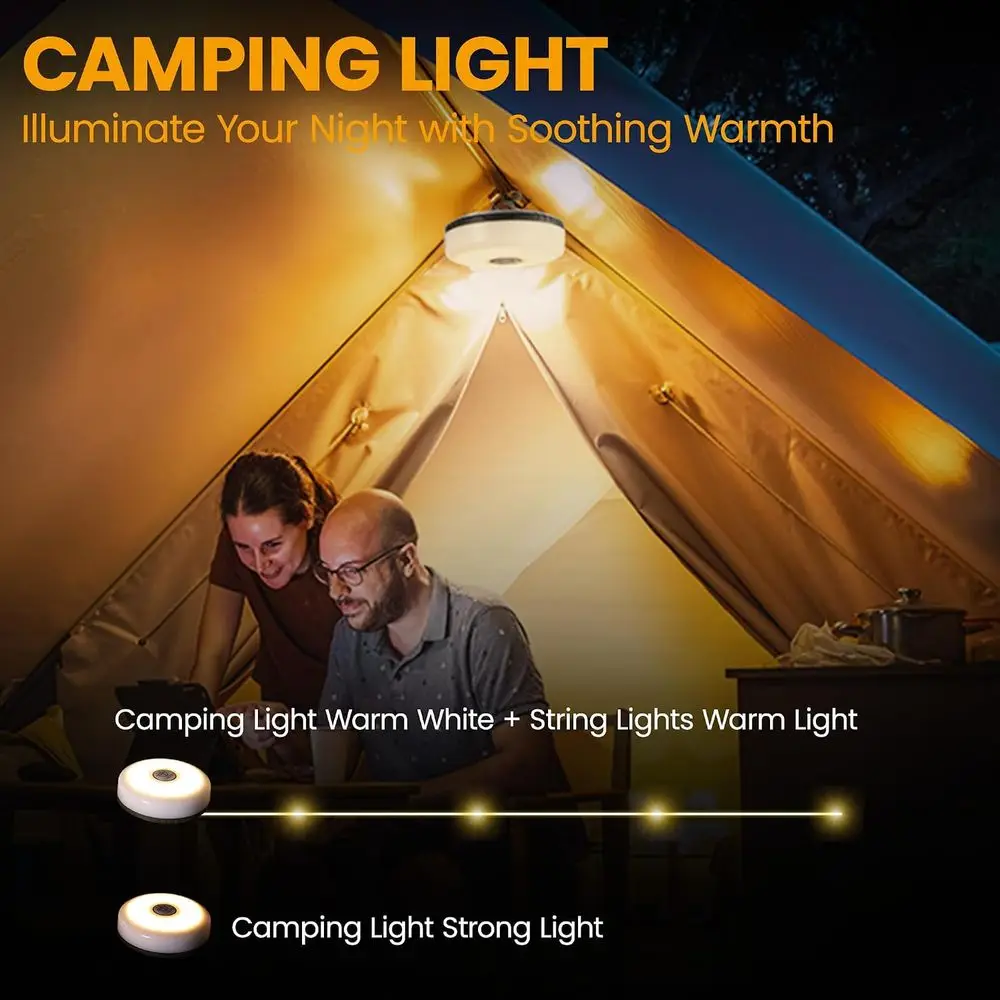 Rechargeable Camping String Li - đánh giá và giá Outdoor Camping Lights String
