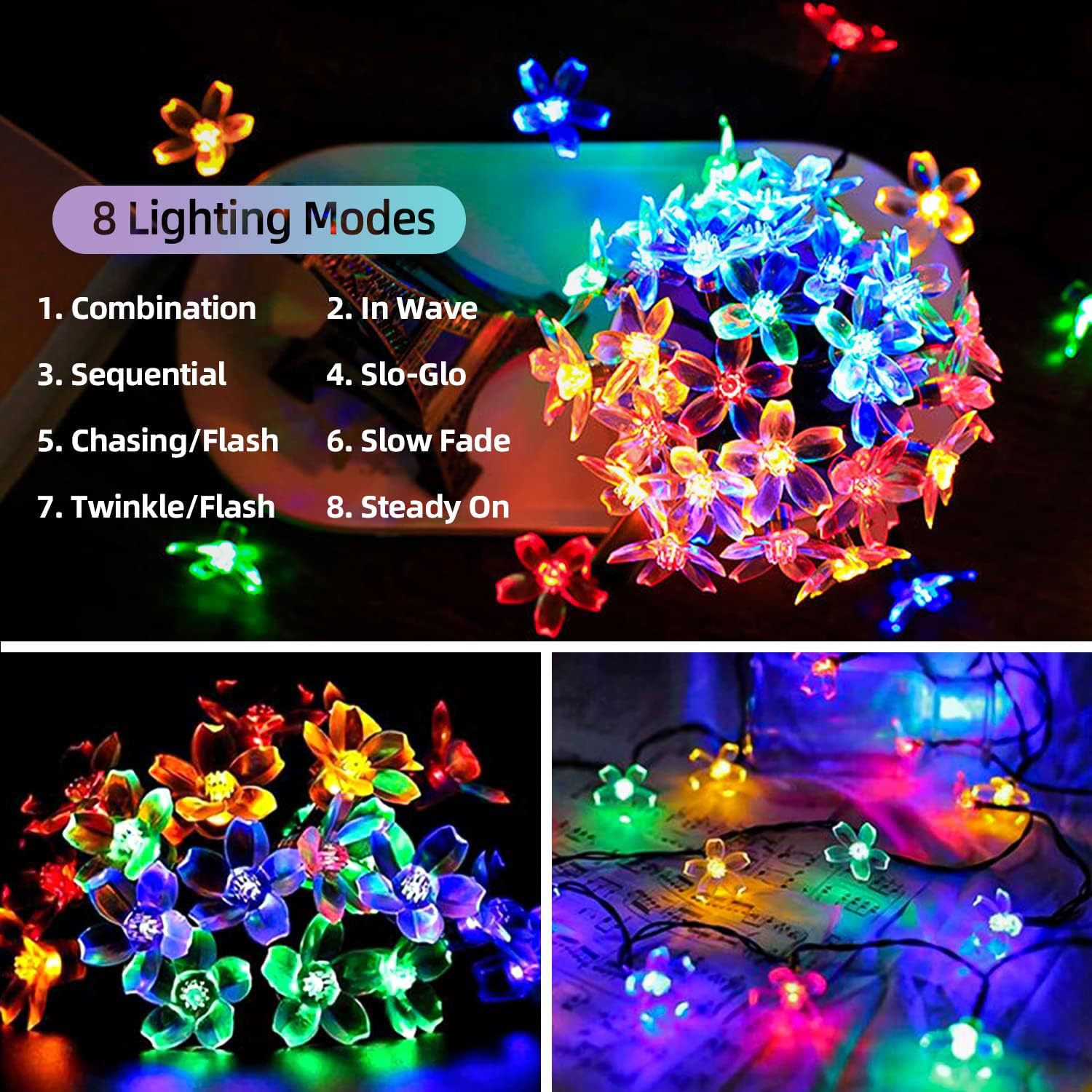 Solar Led String Lights Outdoo - đánh giá và giá Outdoor Camping Lights String