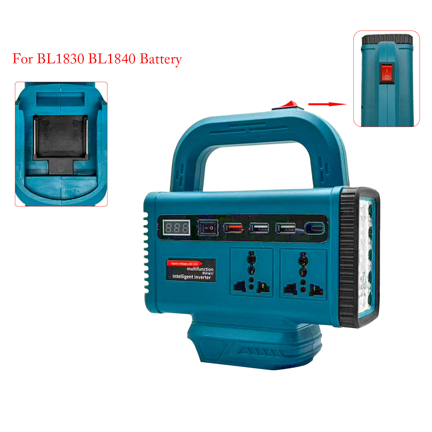 Portable LED Lamp DC18V To AC2 - đánh giá và giá Outdoor Camping Jobs