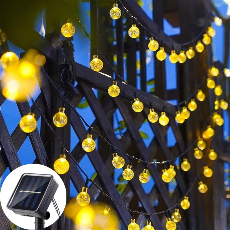 Solar Crystal Ball Fairy Strin - đánh giá và giá Outdoor Camping Lights String
