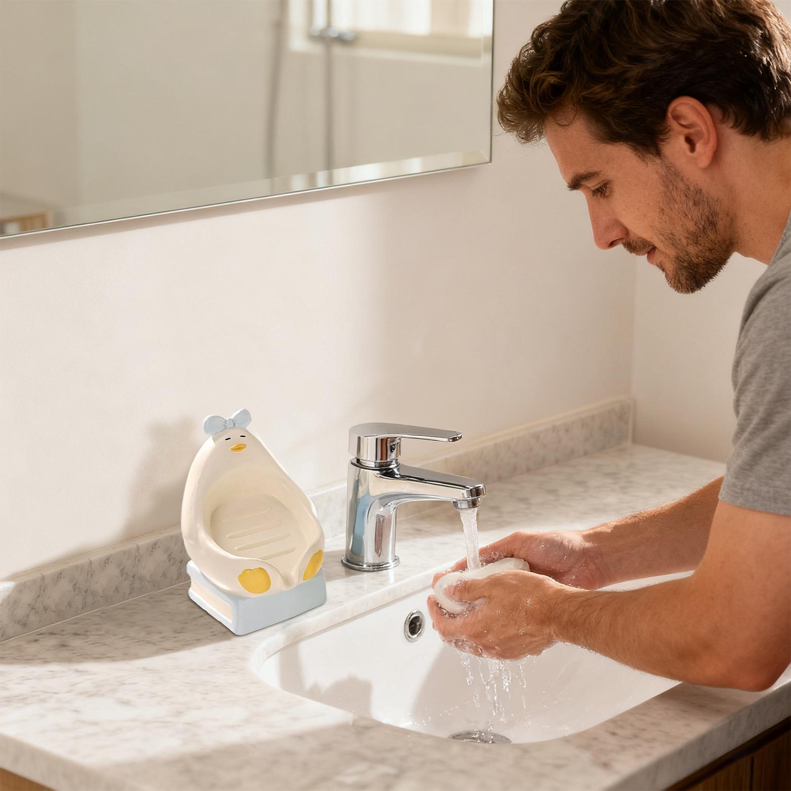 Soap Dish Ceramic Sitting Duck - đánh giá và giá Outdoor Camping Sink