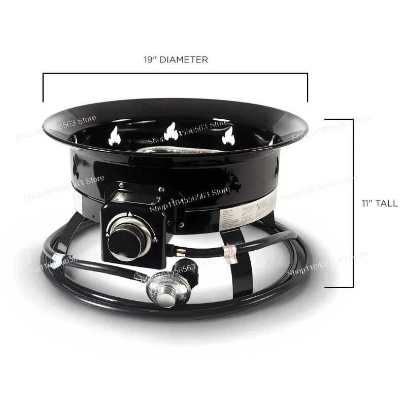 Portable Propane Fire Pit 58,0 - đánh giá và giá Outdoor Camping Fire Pit