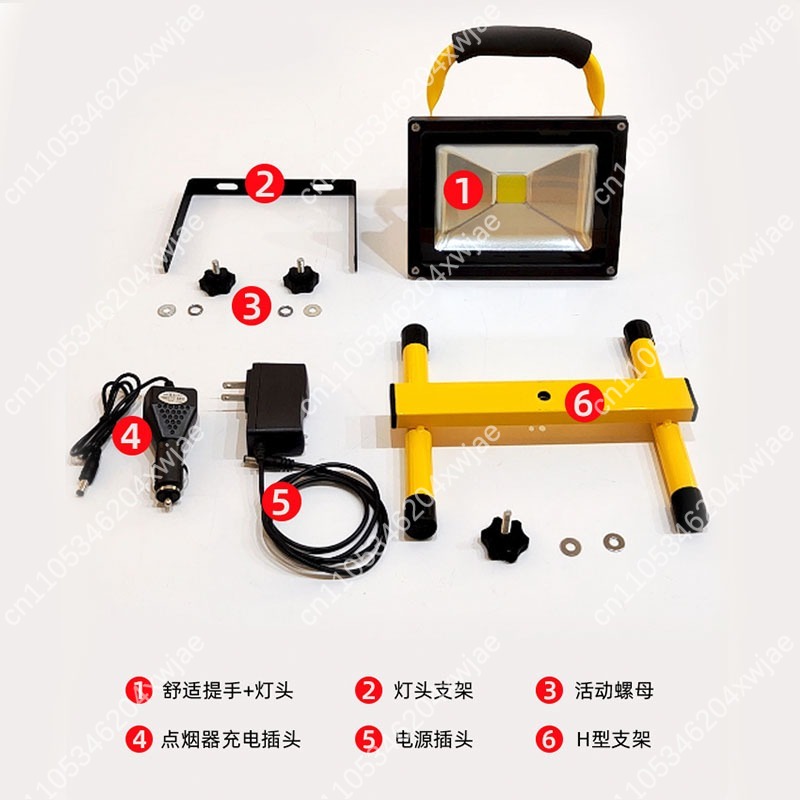 Portable Waterproof LED Floodl - đánh giá và giá Outdoor Camping Jobs