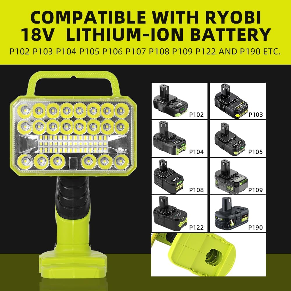 18W 2000LM Cordless LED Flashl - đánh giá và giá Outdoor Camping Jobs