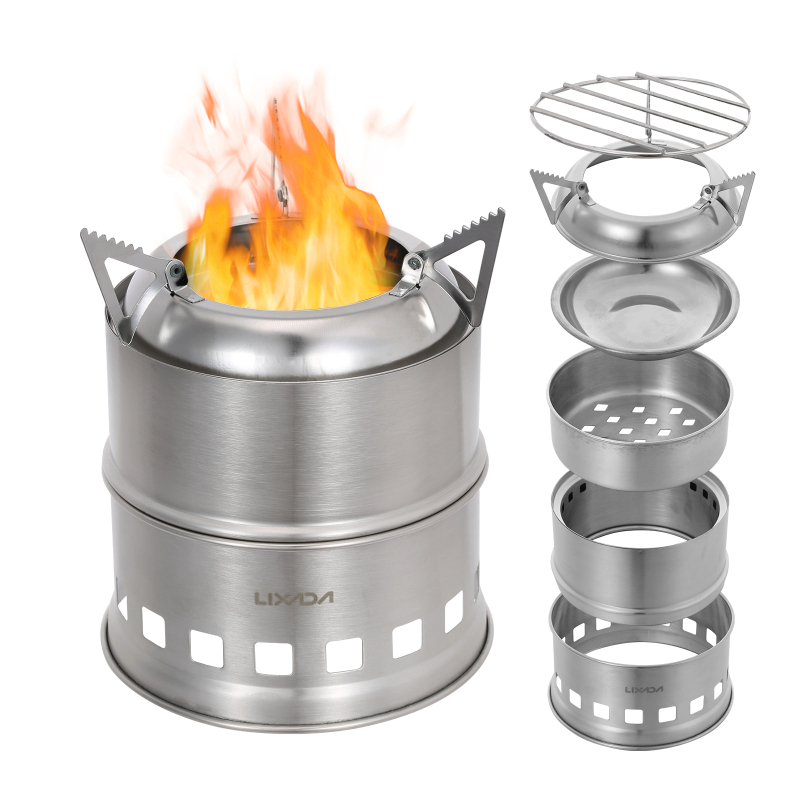 Lixada Stainless Steel Wood St - đánh giá và giá Outdoor Camping Sink