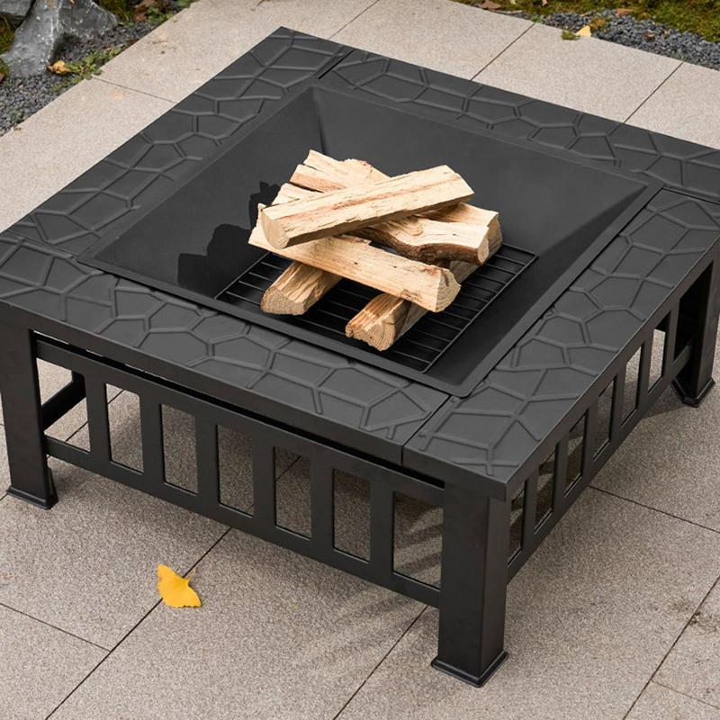 Camping Firewood Stove Square  - đánh giá và giá Outdoor Camping Fire Pit