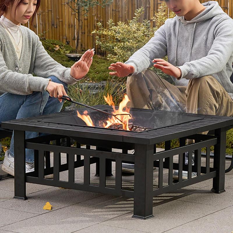 Camping Firewood Stove Square  - đánh giá và giá Outdoor Camping Fire Pit