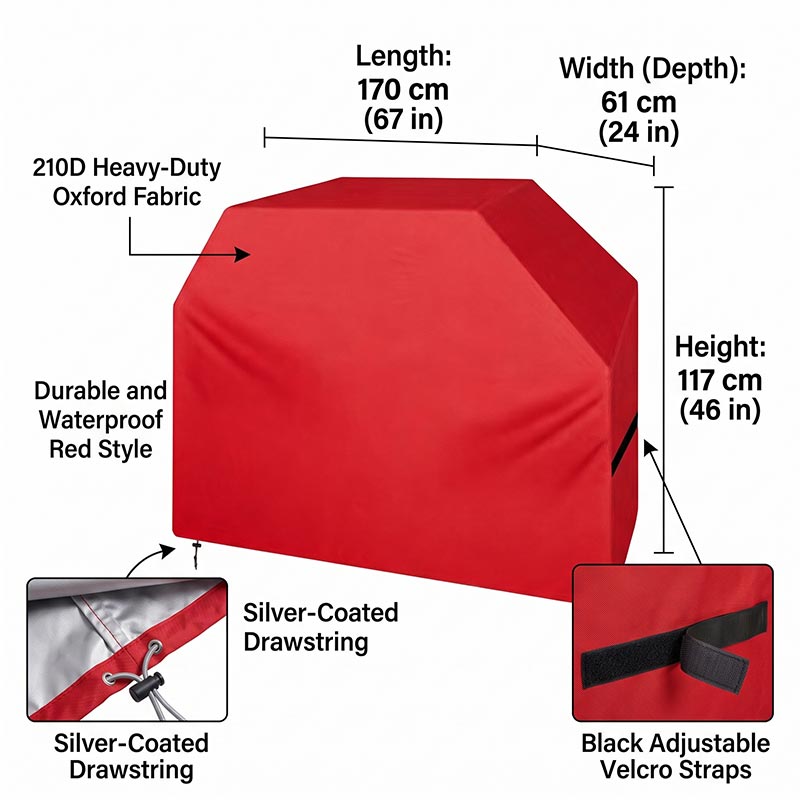 210D BBQ Cover Dustproof Water - đánh giá và giá Outdoor Camping Stove