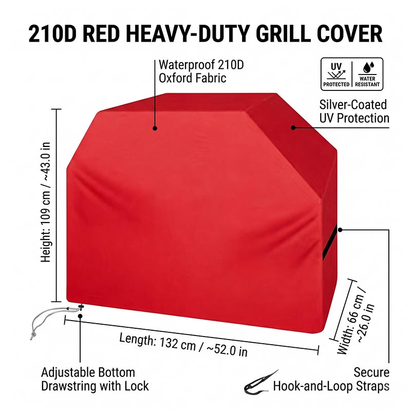 210D BBQ Cover Dustproof Water - đánh giá và giá Outdoor Camping Stove