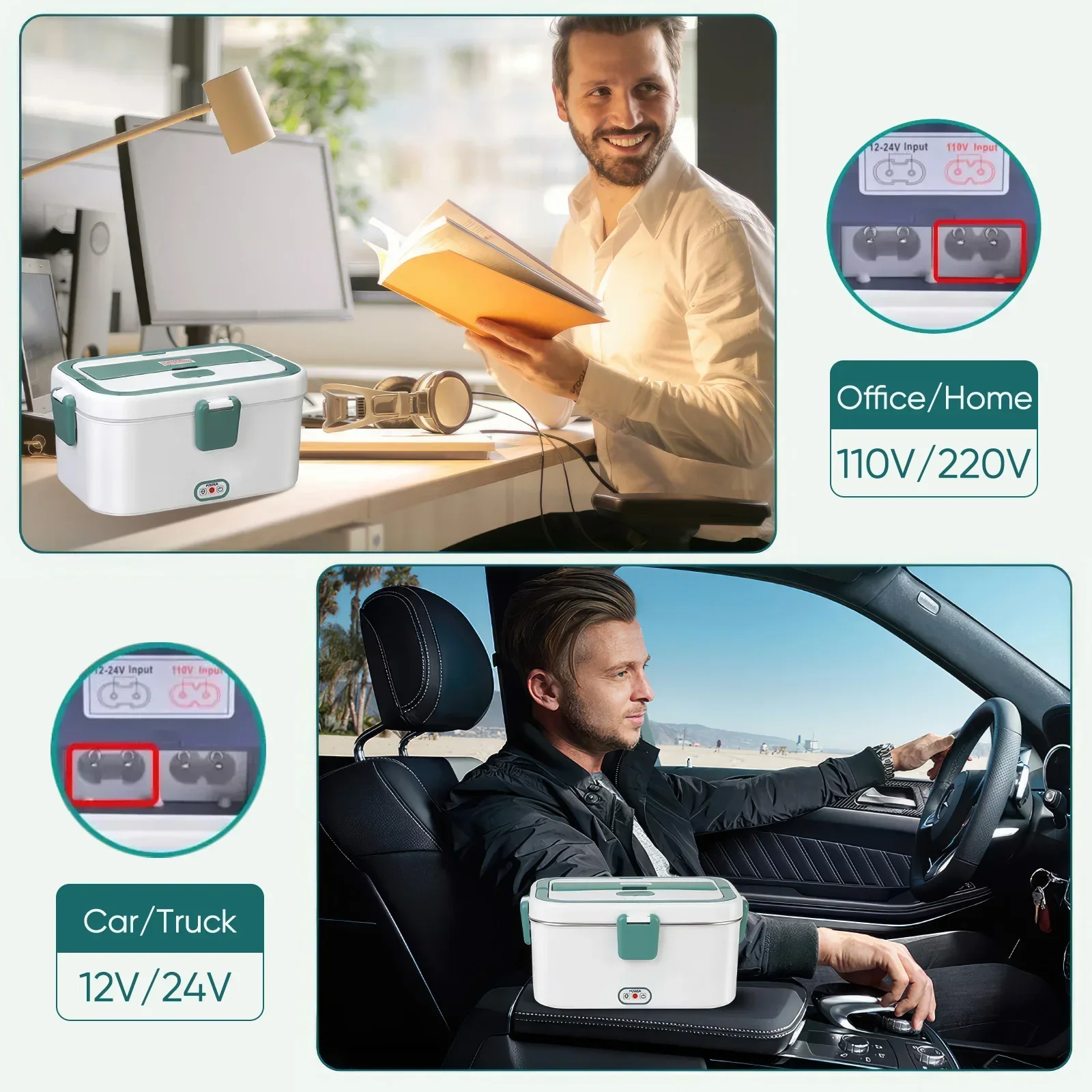 Electric Lunch Box Food Warmer - đánh giá và giá Outdoor Camping Vehicle
