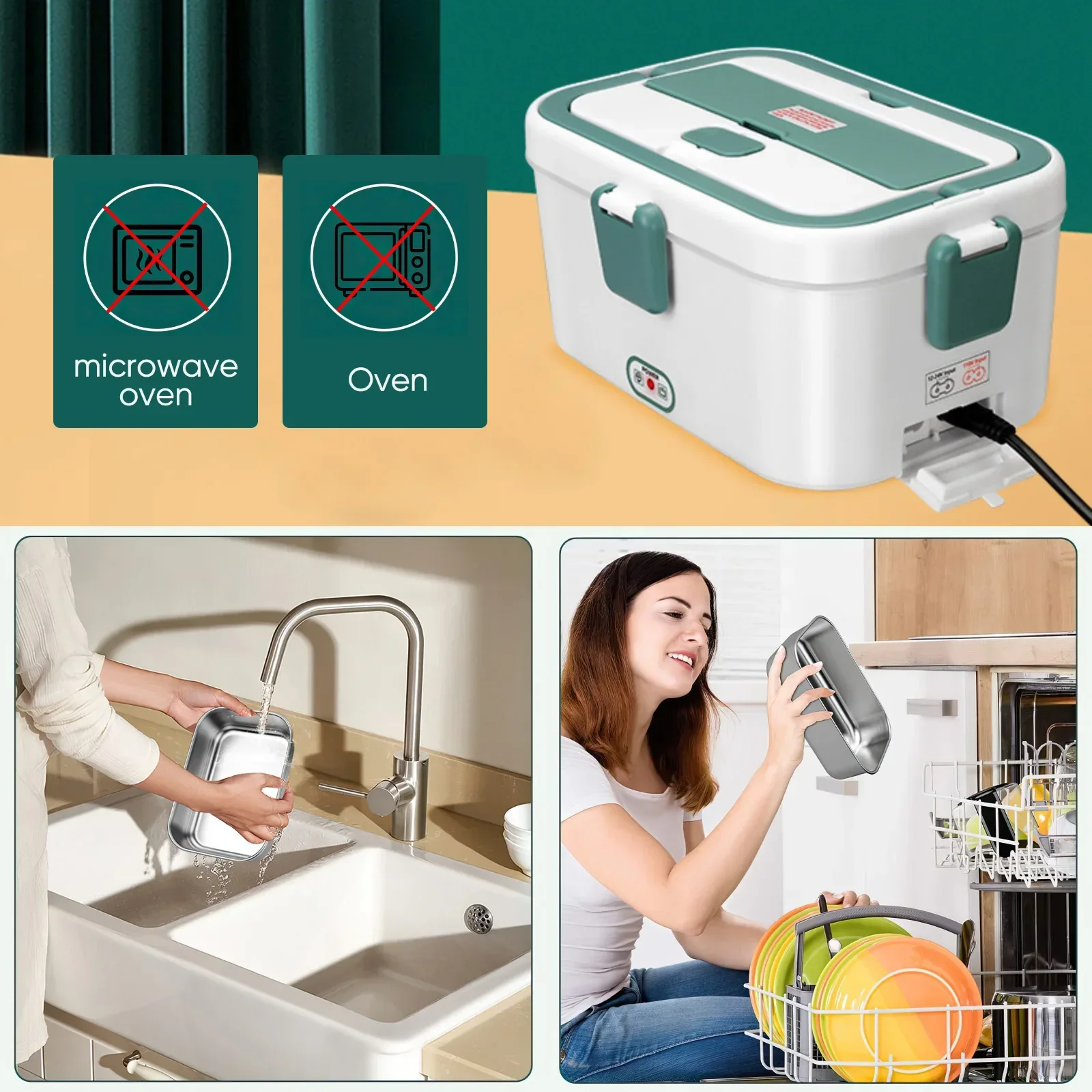 Electric Lunch Box Food Warmer - đánh giá và giá Outdoor Camping Vehicle