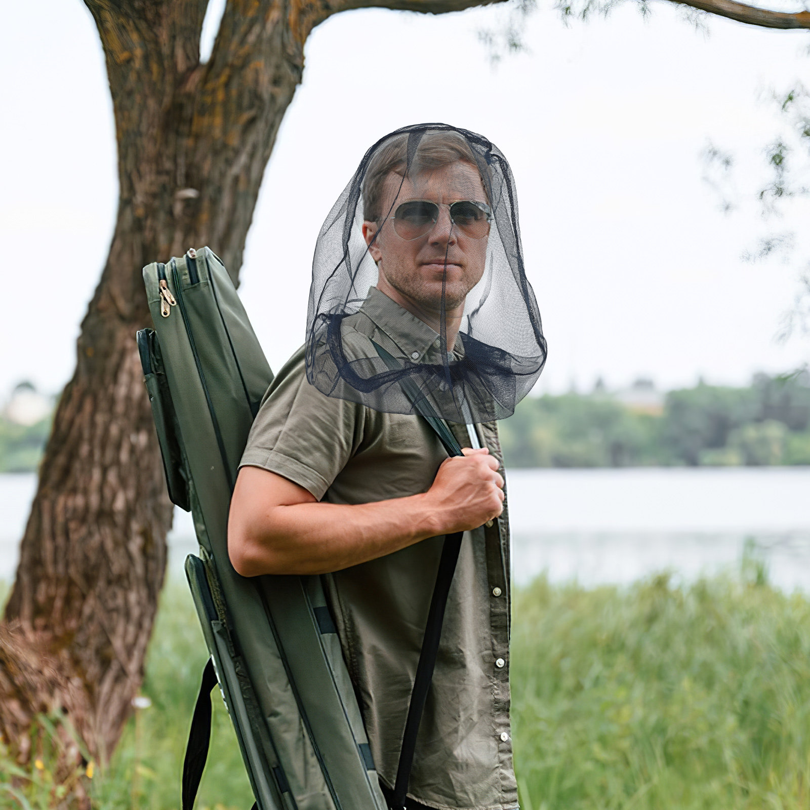 2Pcs Outdoor Head Net Mosquito - đánh giá và giá Outdoor Camping Hat