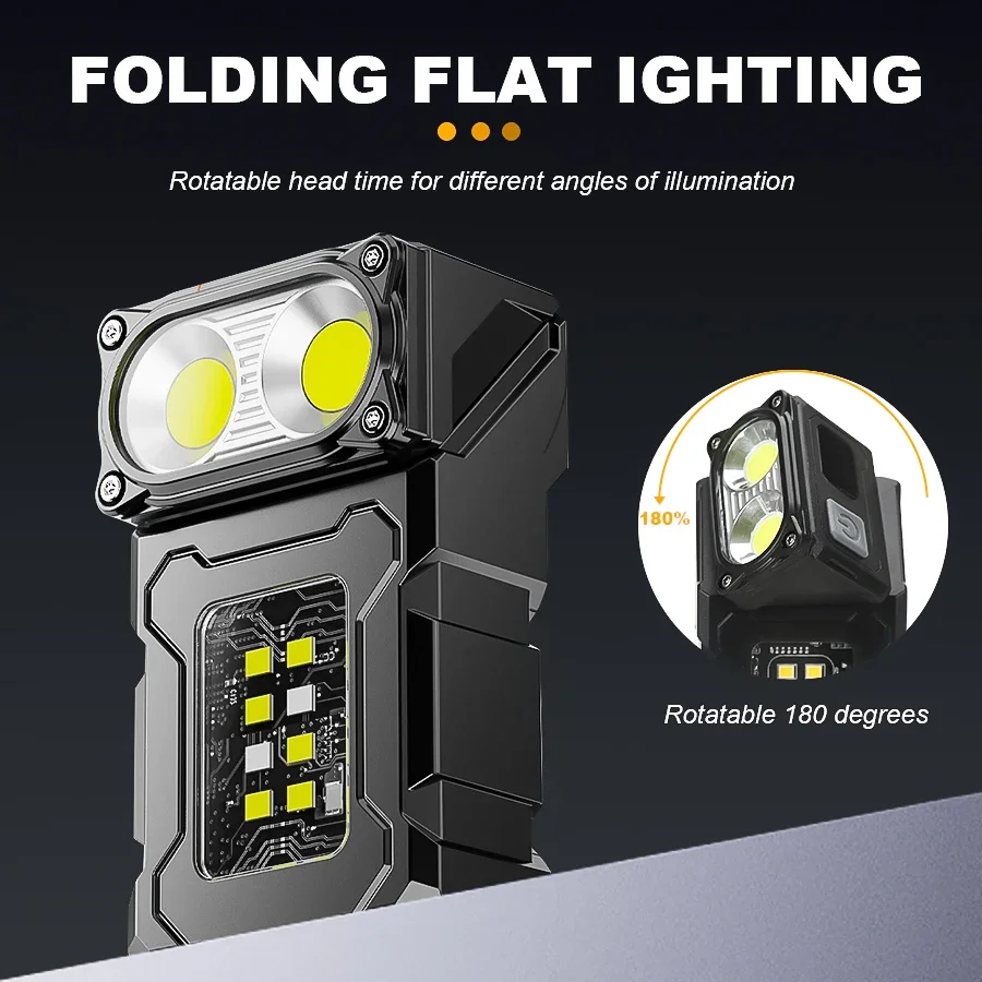 Portable LED COB Flashlight Re - đánh giá và giá Outdoor Camping Hat
