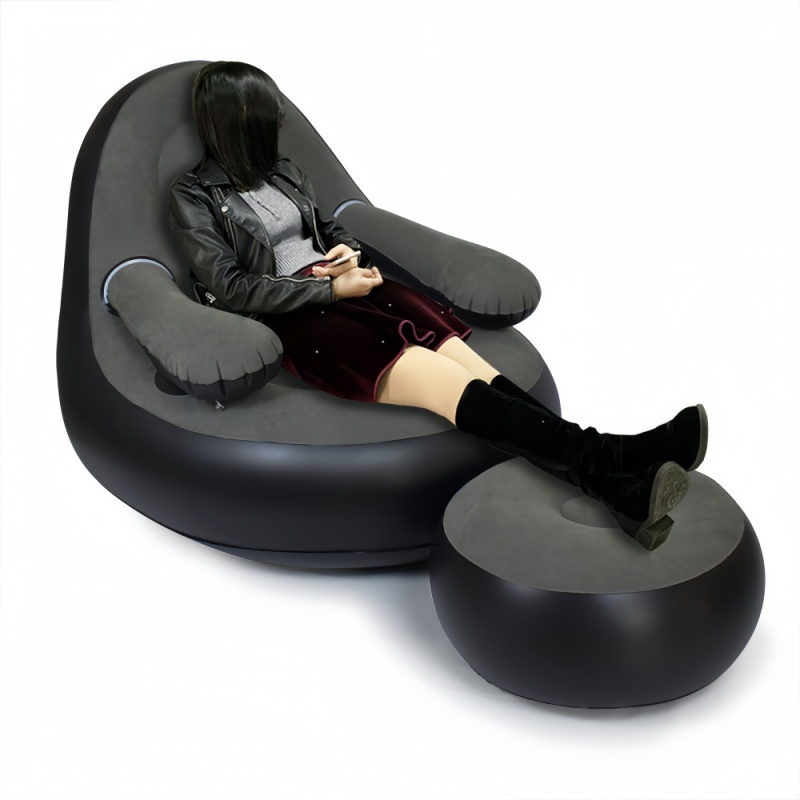 PVC Inflatable Sofa with Armre - đánh giá và giá Outdoor Camping Chairs Folding
