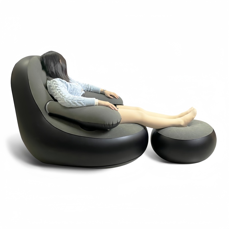 PVC Inflatable Sofa with Armre - đánh giá và giá Outdoor Camping Chairs Folding