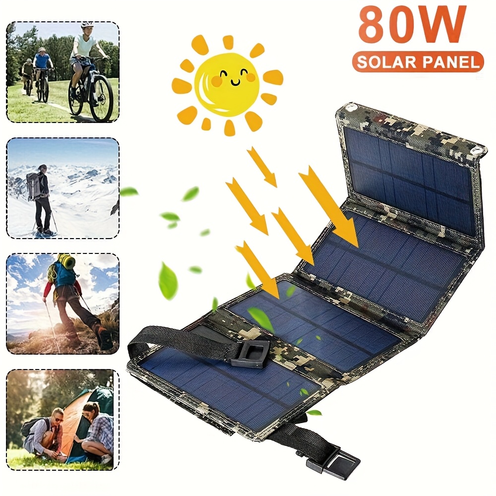 [Solar Panel] 80W Portable Fol - đánh giá và giá Outdoor In Camping