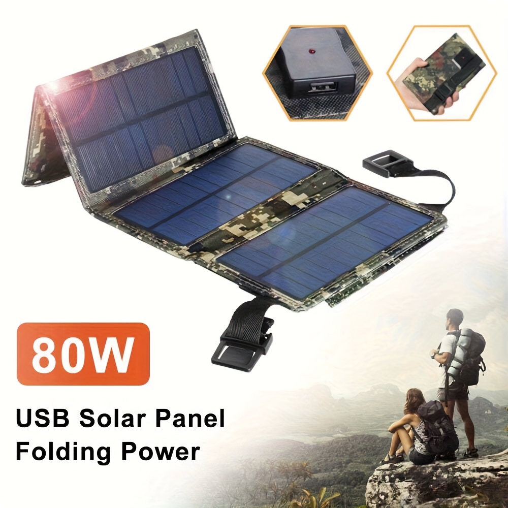 [Solar Panel] 80W Portable Fol - đánh giá và giá Outdoor In Camping