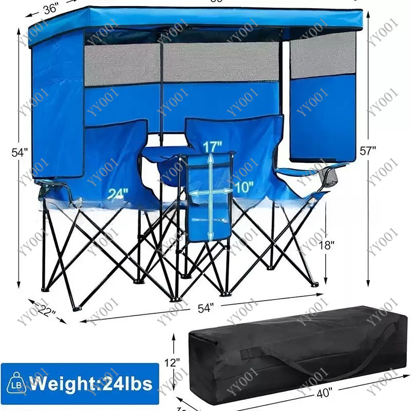 Portable Double Folding Campin - đánh giá và giá Outdoor Camping Chairs Folding