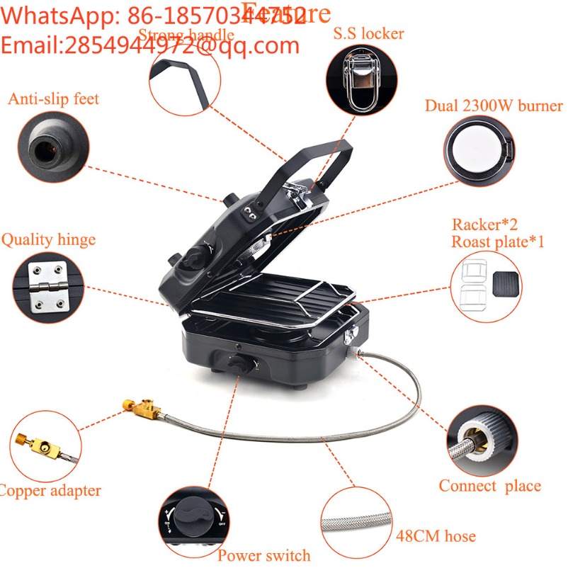 Dual‑Burner Portable Folding G - đánh giá và giá Outdoor Camping Stove