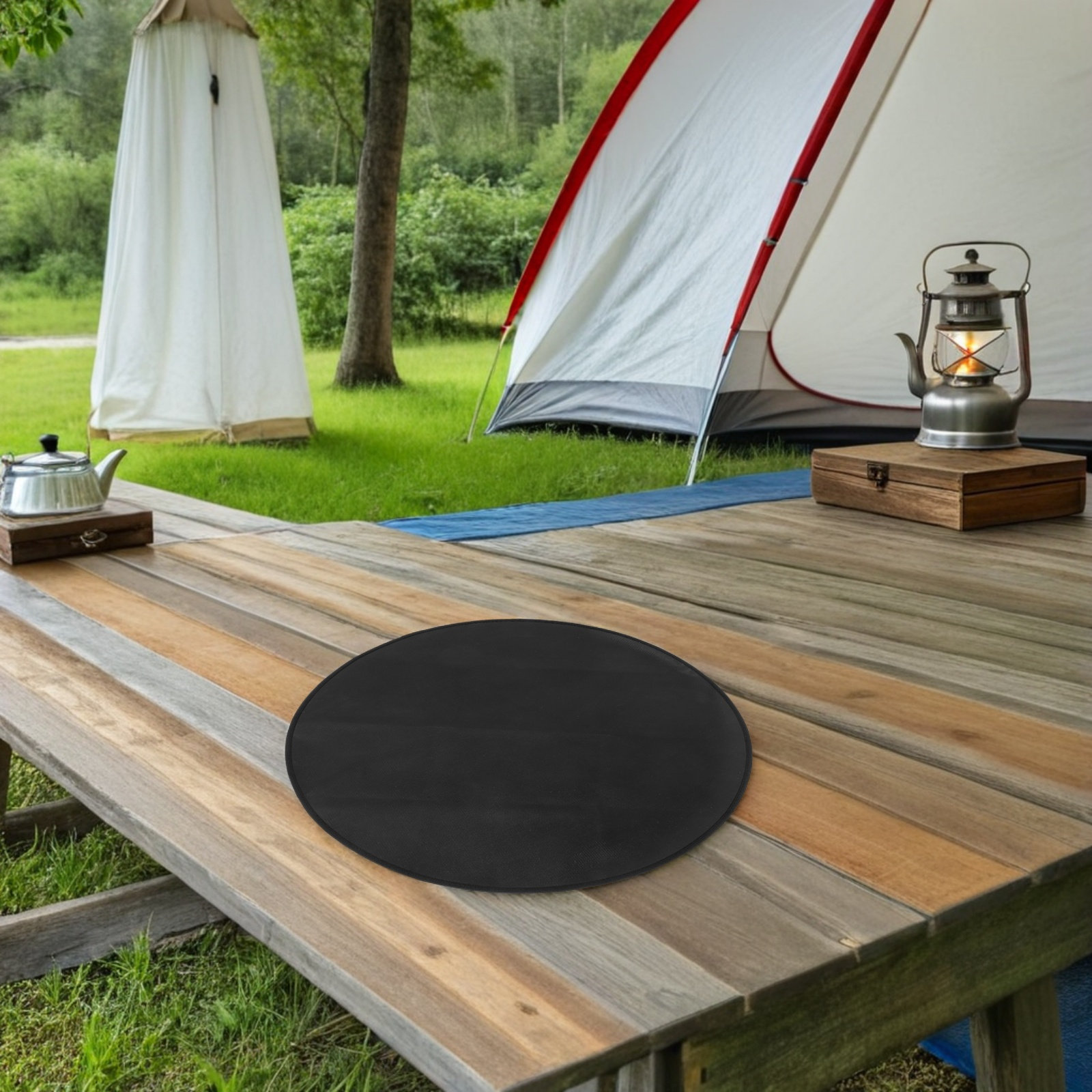 Round Fireproof Bbq Mat Heat R - đánh giá và giá Outdoor Camping Stove