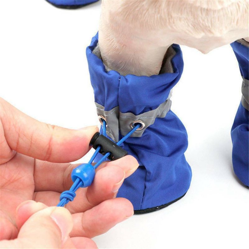 4PCS Small Dog Shoes Hiking Bo - đánh giá và giá Outdoor Camping Slippers