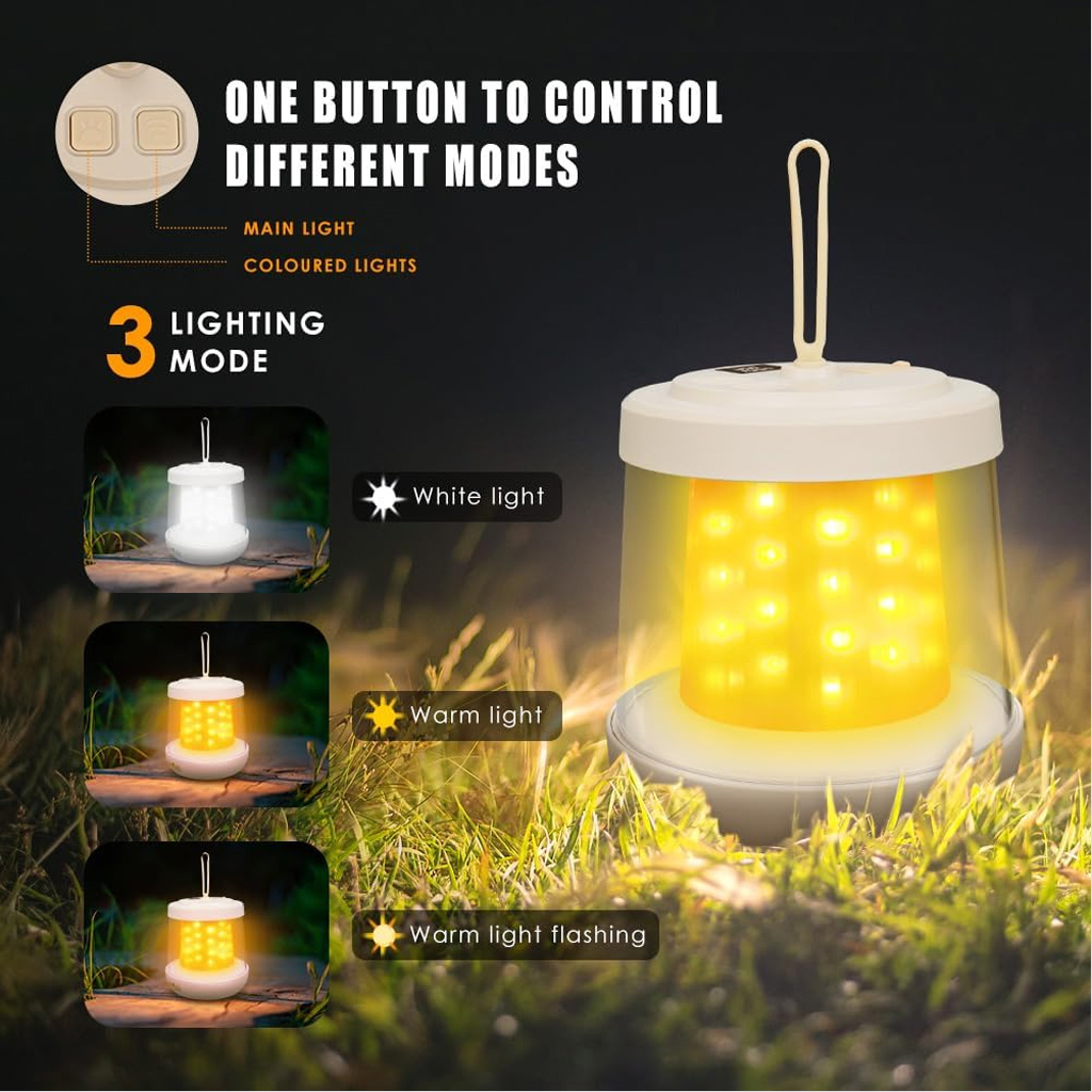 2-in-1 Camping Lantern & Strin - đánh giá và giá Outdoor Camping Lights String