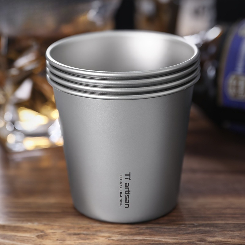200ml Titanium Single-layer Ou - đánh giá và giá Outdoor Camping Utensils