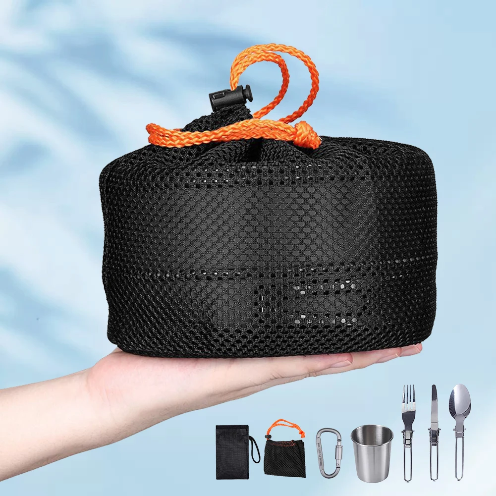 Camping Cookware Kit Kettle Po - đánh giá và giá Outdoor Camping Utensils