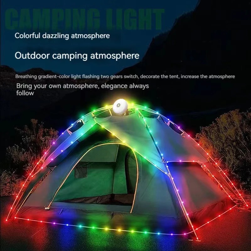 Outdoor LED String Lights 10M  - đánh giá và giá Outdoor Camping Lights String
