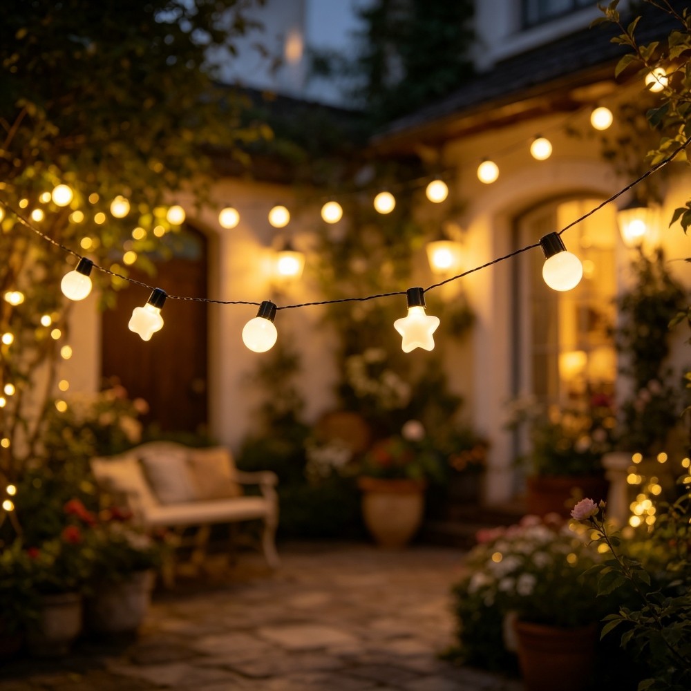 Solar G50 White Star & Globe S - đánh giá và giá Outdoor Camping Lights String