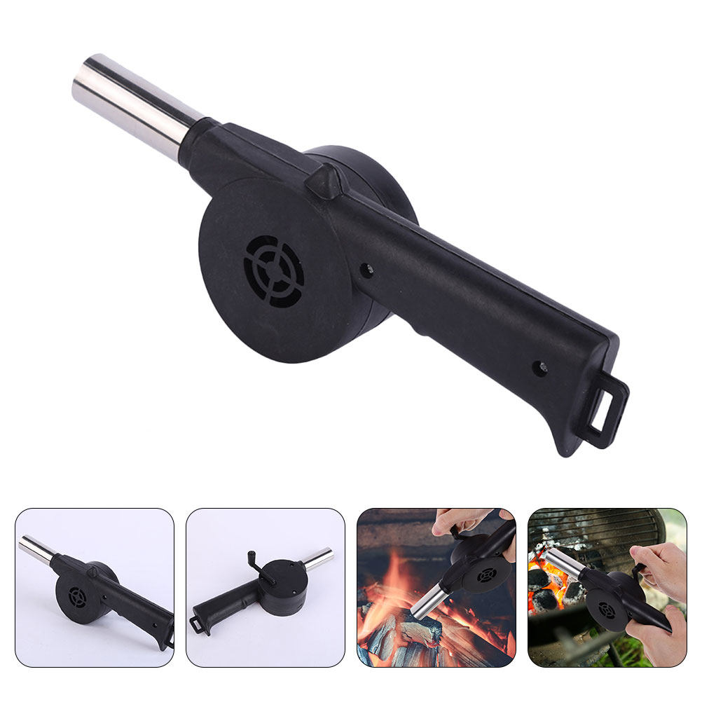 Manual Blower Black Hand Crank - đánh giá và giá Outdoor Camping Fire Pit