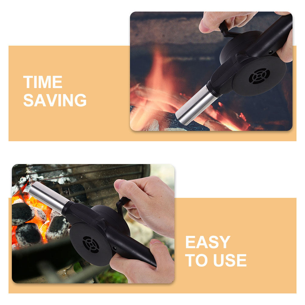 Manual Blower Black Hand Crank - đánh giá và giá Outdoor Camping Fire Pit